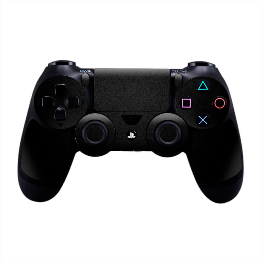 Sony PS4 Controller Textured Matt Black Skin