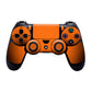 Sony PS4 Controller Textured Matt Orange Skin
