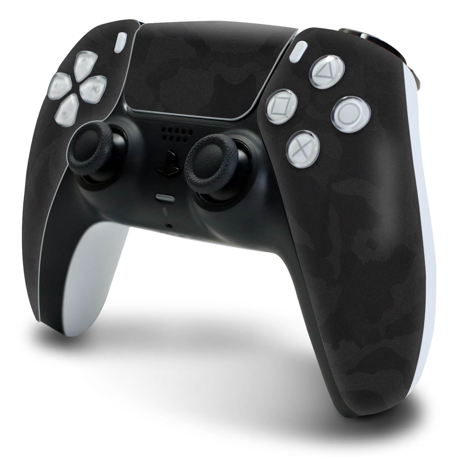PS5 DualSense Controller Black Camo Skins