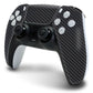 PS5 DualSense Controller Black Carbon Fibre Skins