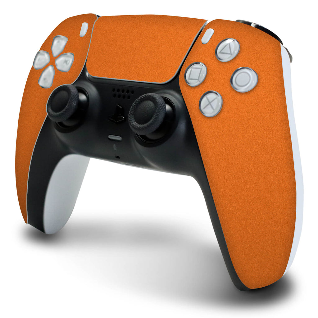 PS5 DualSense Controller Textured Matt Orange Skins