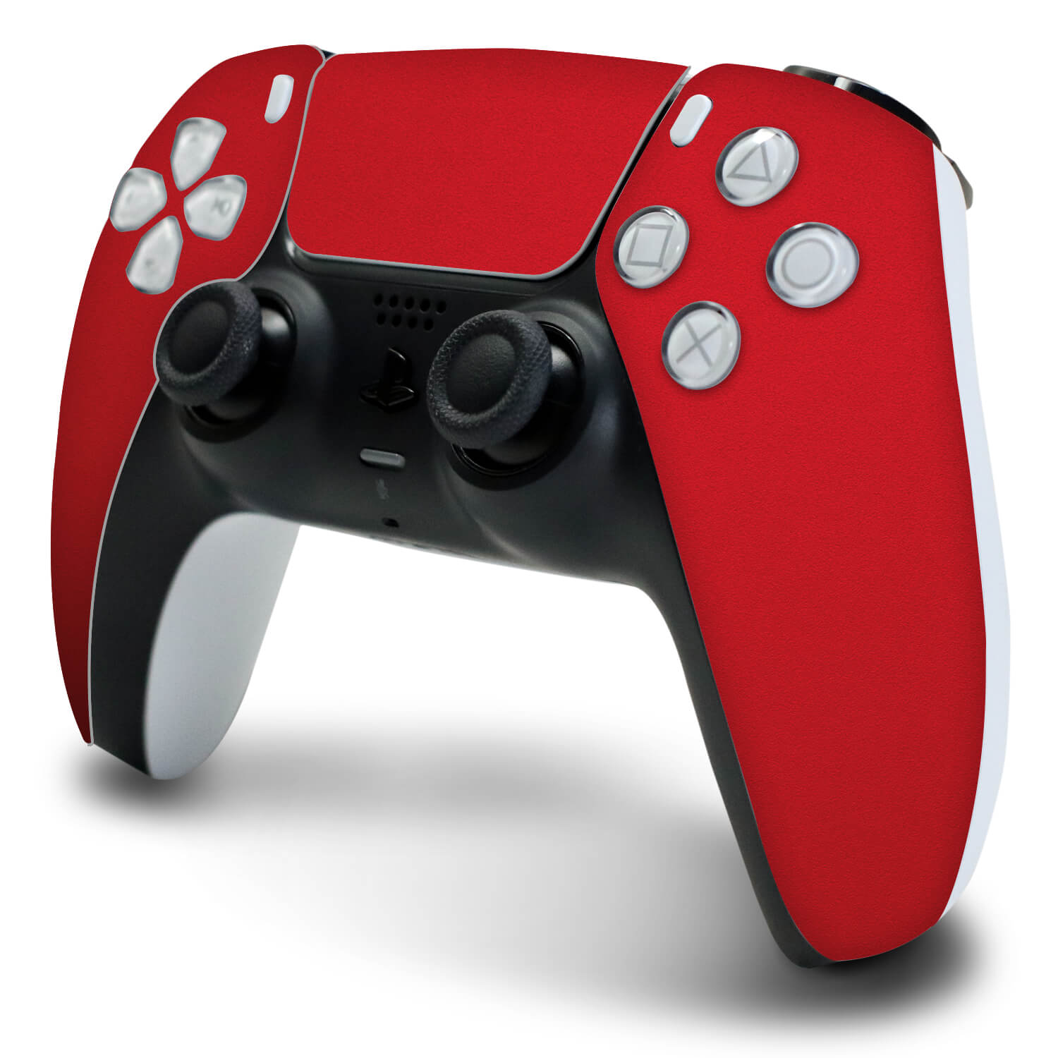 PS5 DualSense Controller Textured Matt Red Skins