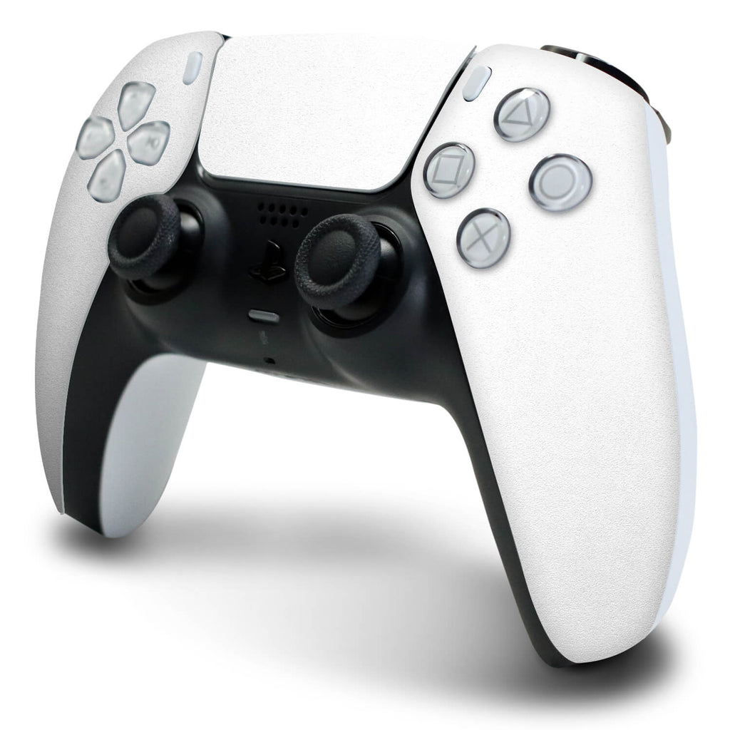 PS5 DualSense Controller Textured Matt White Skins