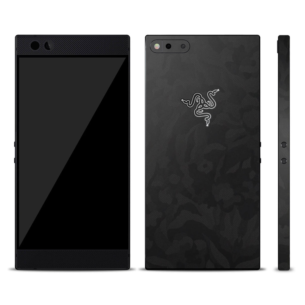 Razer Phone Black Camo Skins