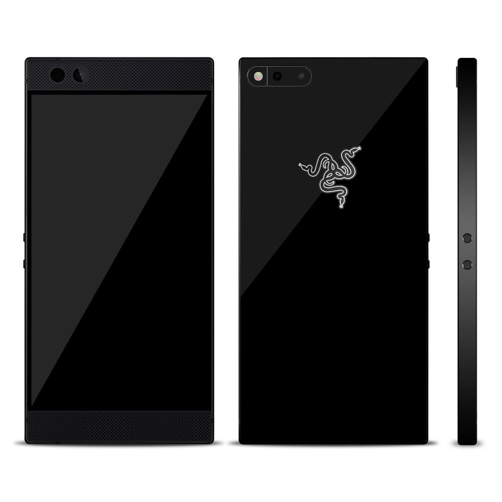 Razer Phone Black Gloss Skins
