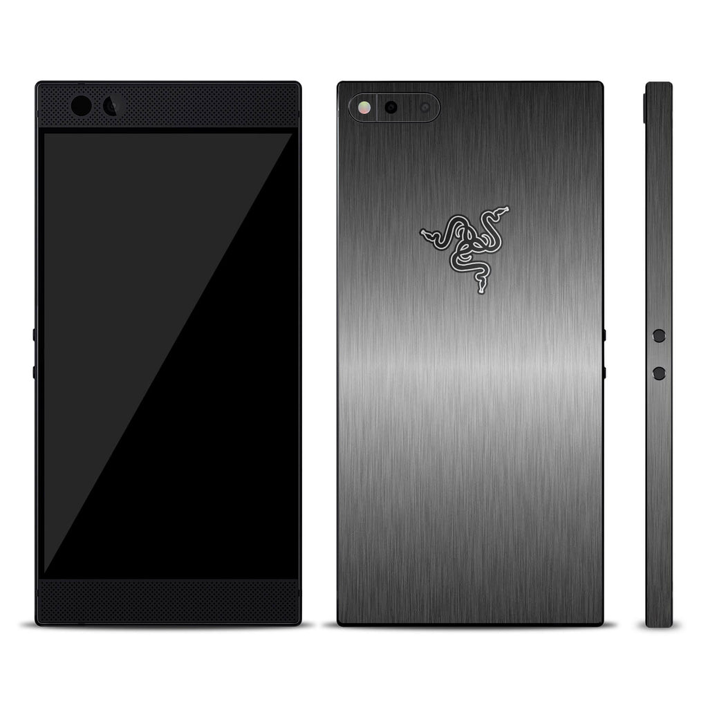 Razer Phone Brushed Titanium Skins
