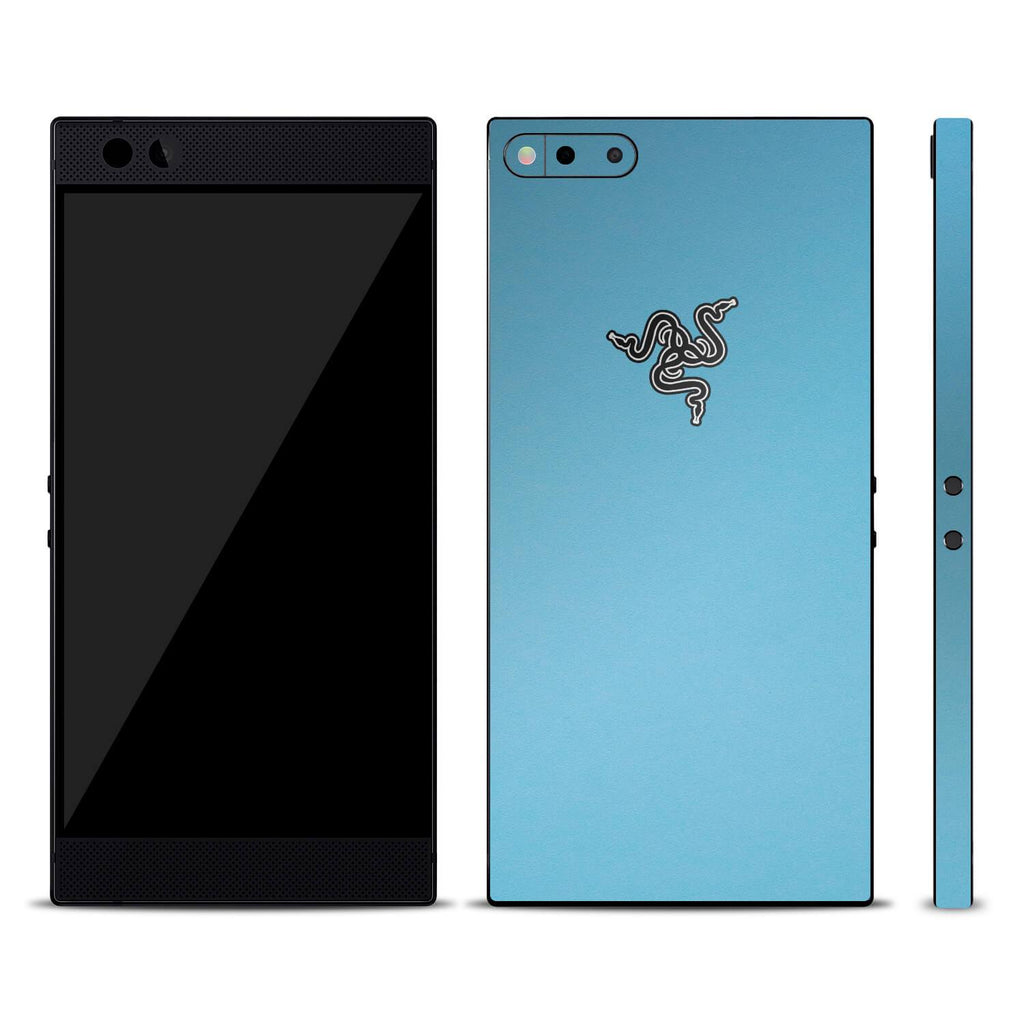 Razer Phone Textured Matt Light Blue Skins