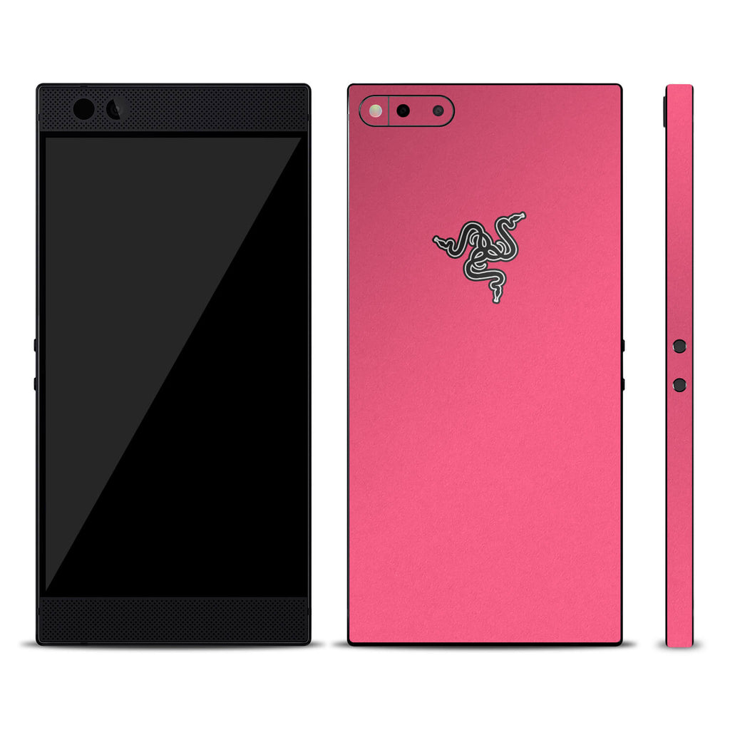 Razer Phone Textured Matt Pink Skins