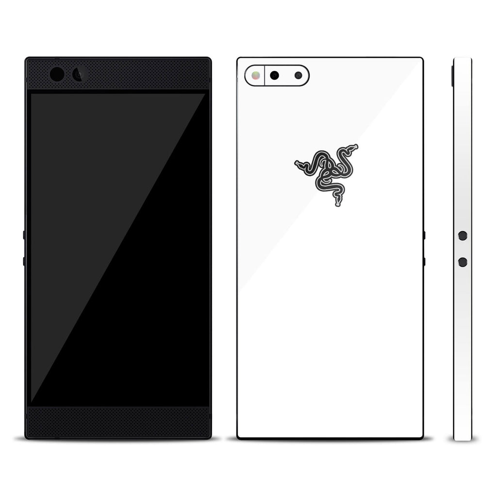 Razer Phone White Gloss Skins