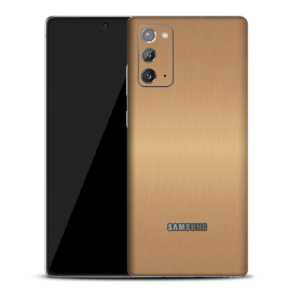 Samsung Galaxy Note 20 Brushed Gold Skins