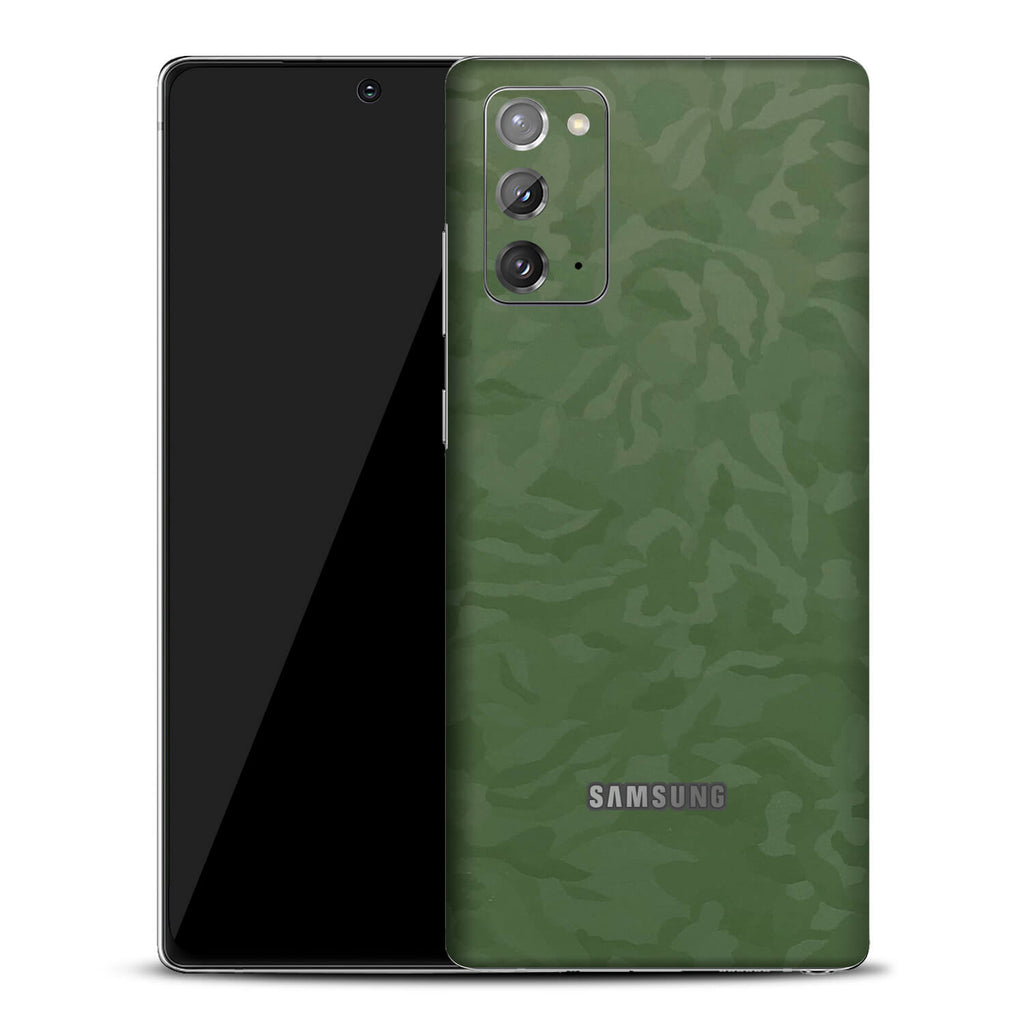 Samsung Galaxy Note 20 Green Camo Skins
