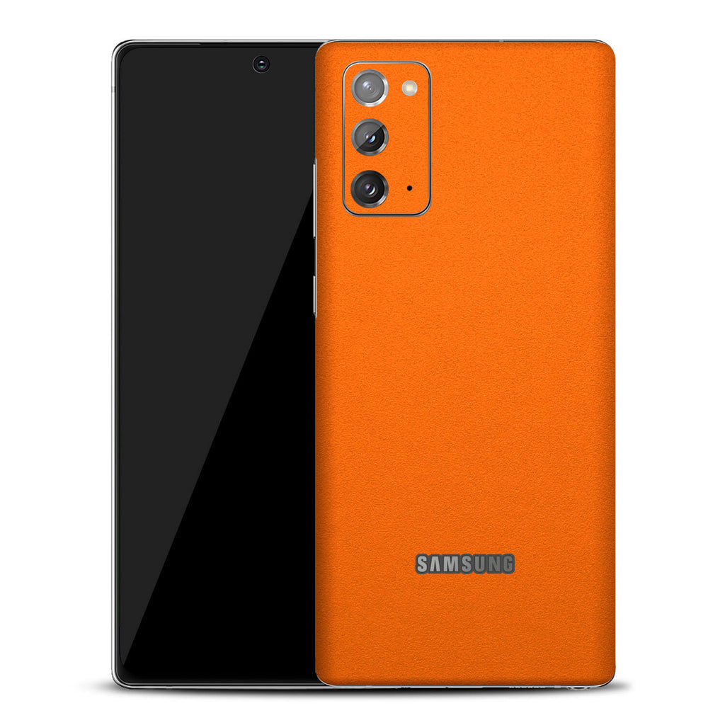 Samsung Galaxy Note 20 Textured Matt Orange Skins