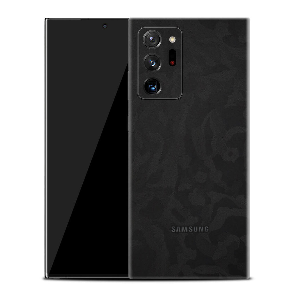 Samsung Galaxy Note 20 Ultra Black Camo Skins