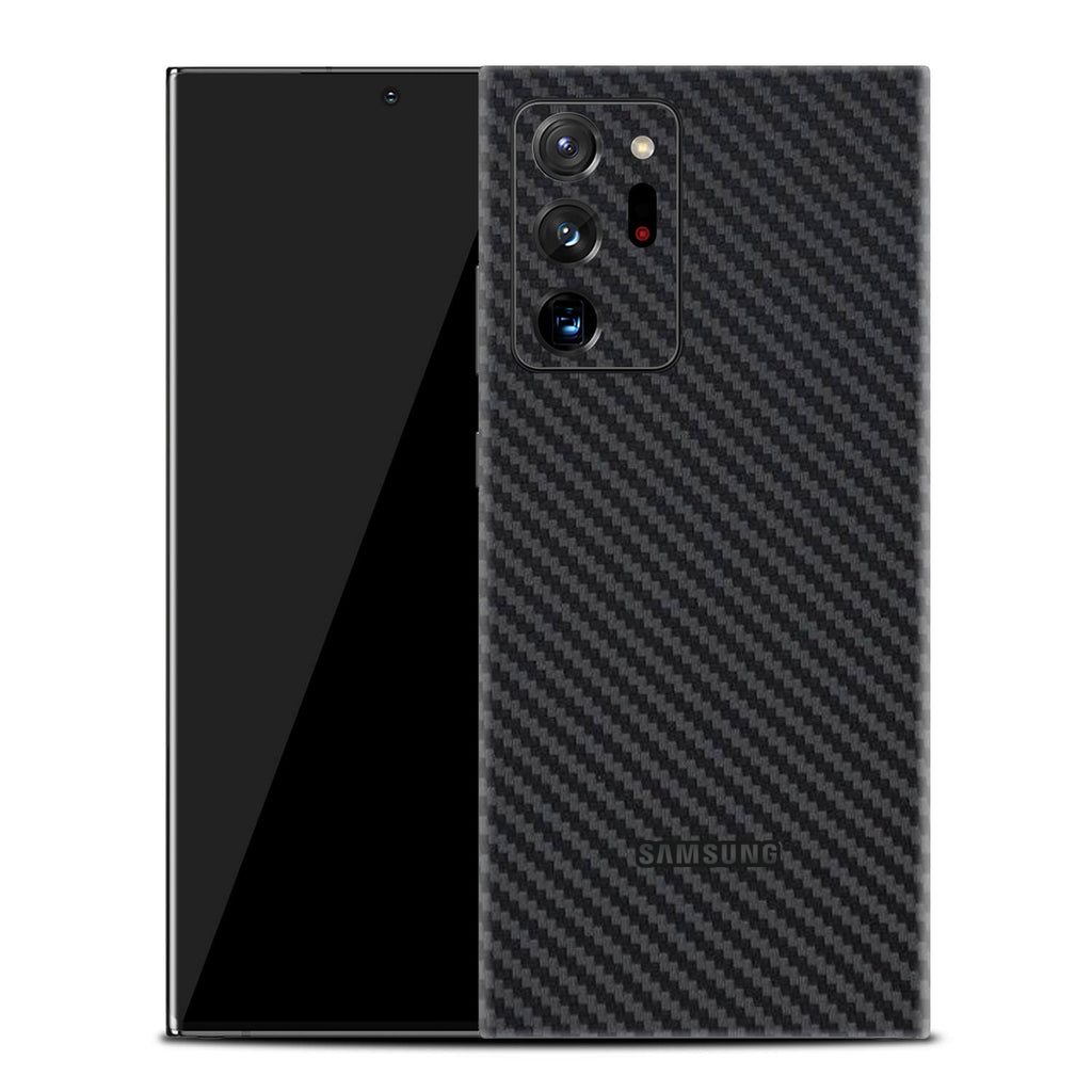 Samsung Galaxy Note 20 Ultra Black Carbon Fibre Skins
