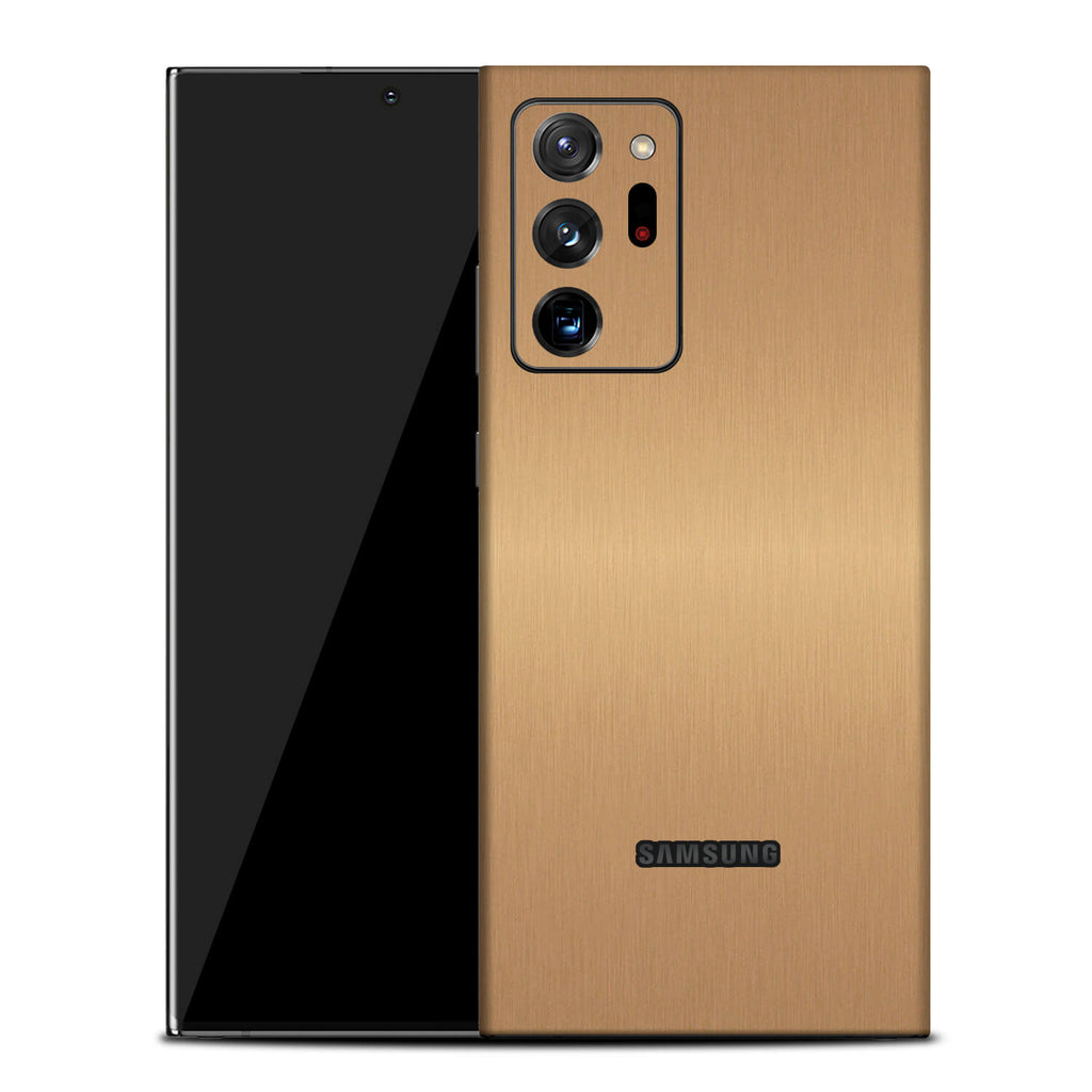 Samsung Galaxy Note 20 Ultra Brushed Gold Skins