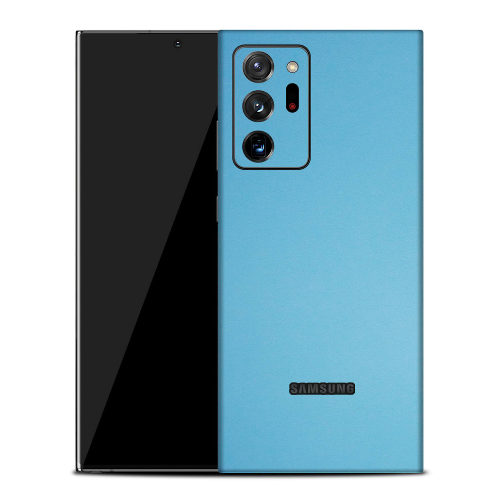 Samsung Galaxy Note 20 Ultra Textured Matt Light Blue Skins