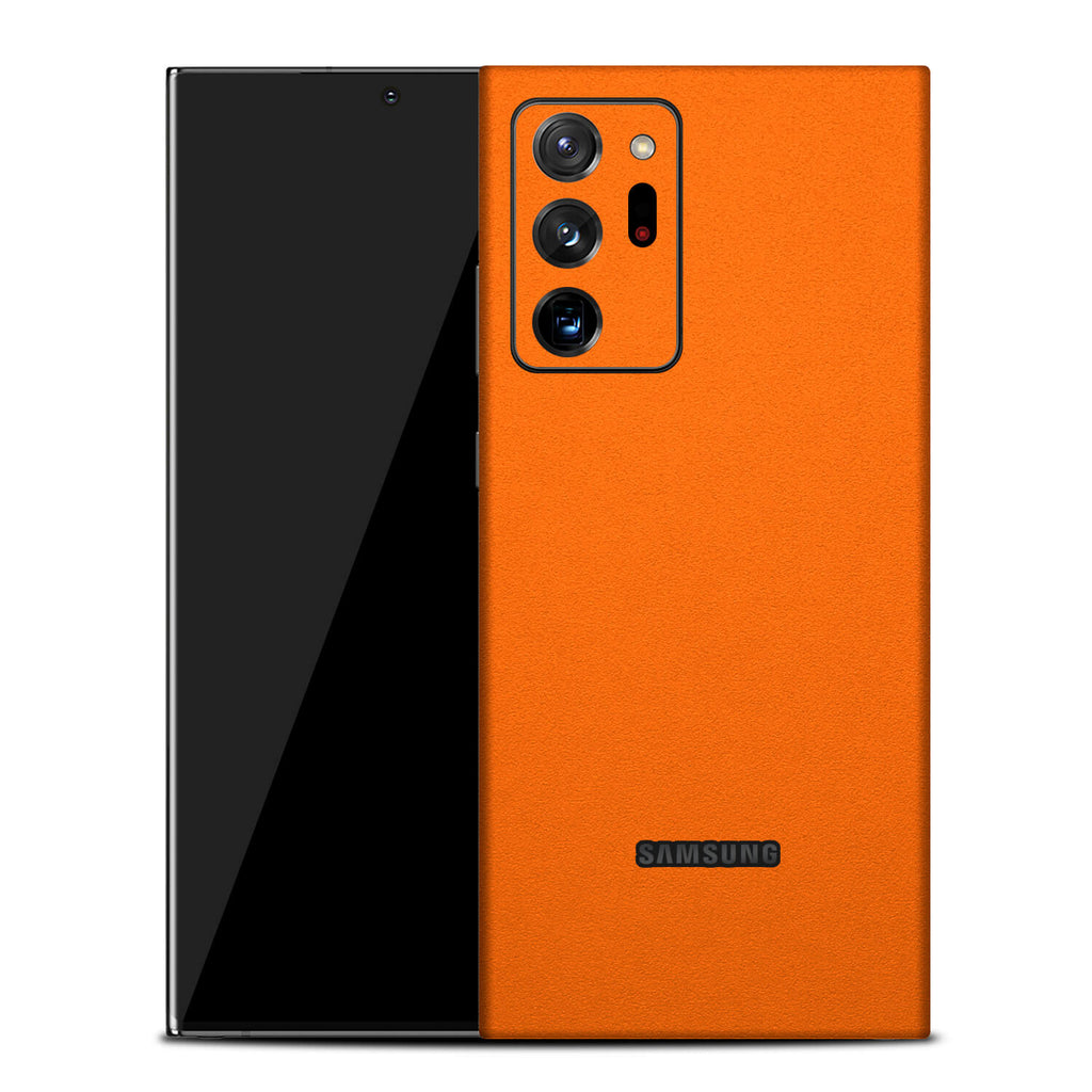 Samsung Galaxy Note 20 Ultra Textured Matt Orange Skins
