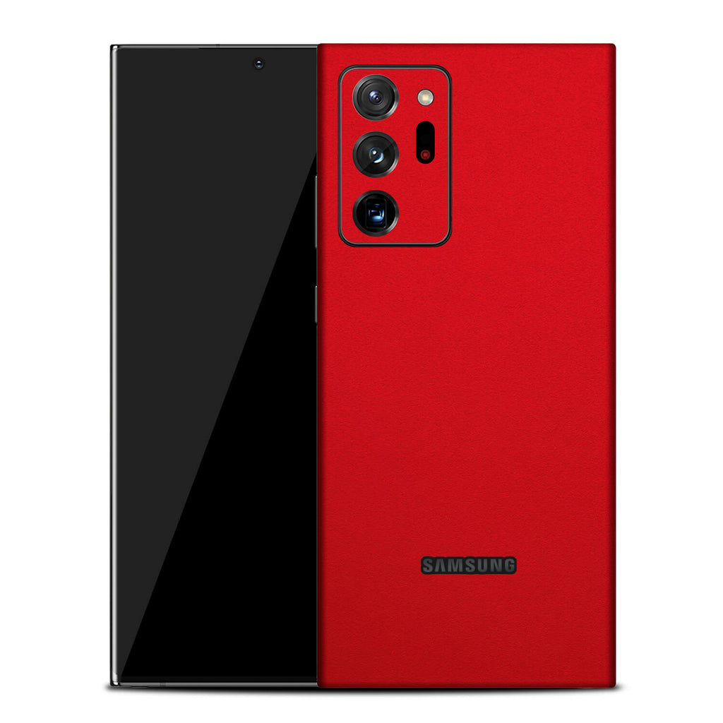 Samsung Galaxy Note 20 Ultra Textured Matt Red Skins