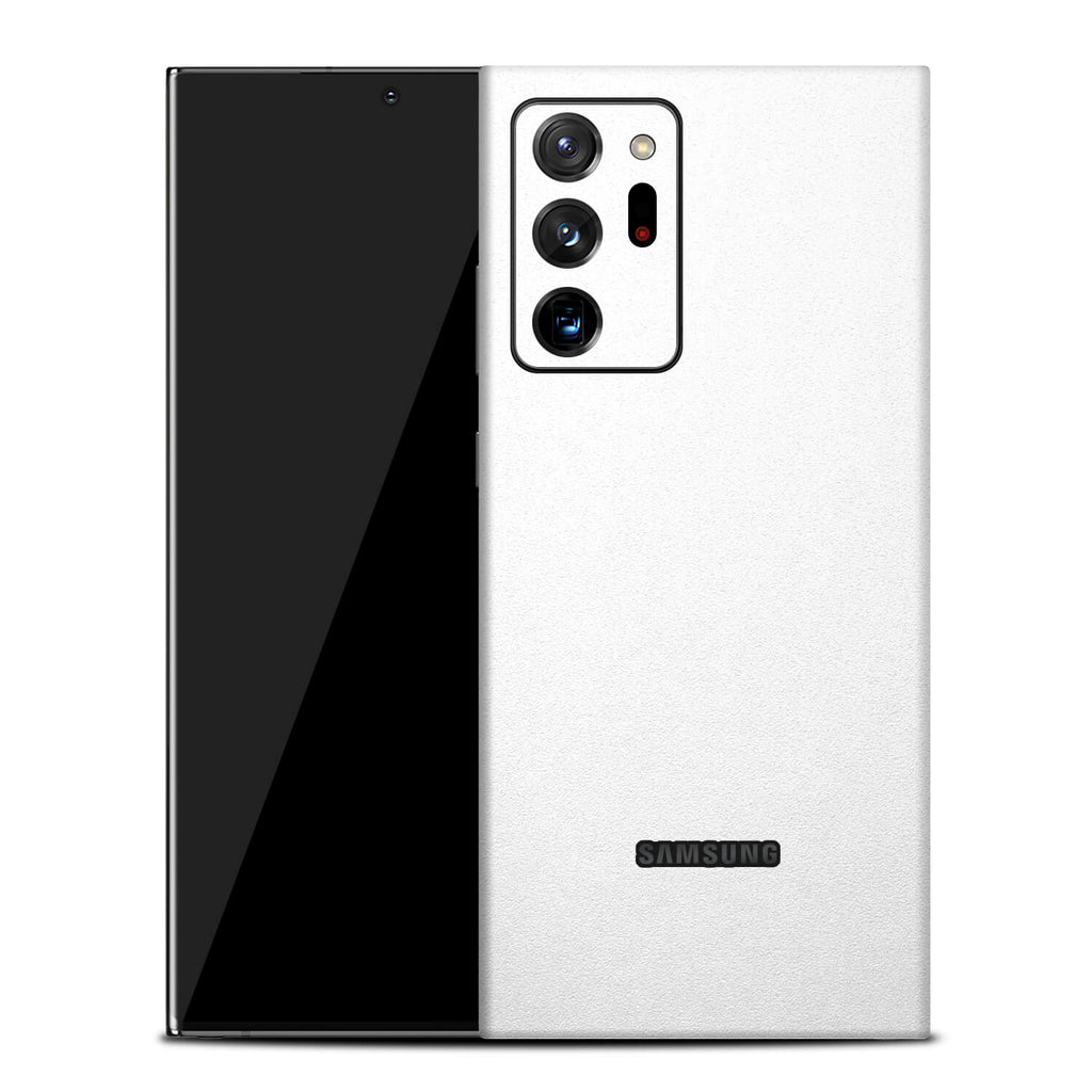 Samsung Galaxy Note 20 Ultra Textured Matt White Skins
