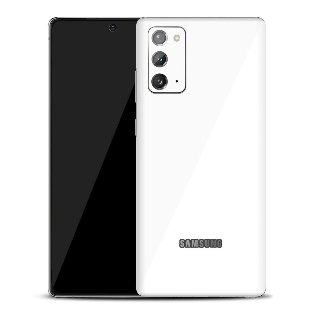 Samsung Galaxy Note 20 White Gloss Skins