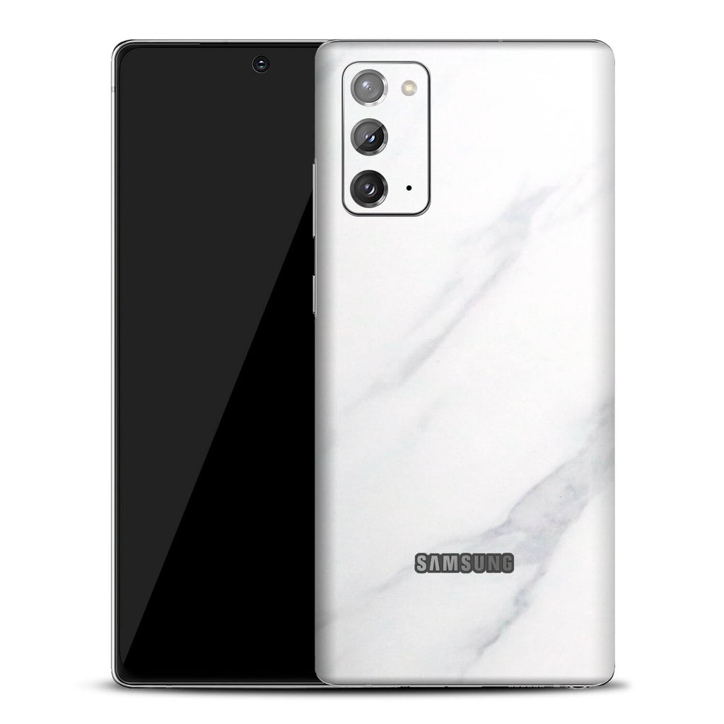 Samsung Galaxy Note 20 White Marble Skins