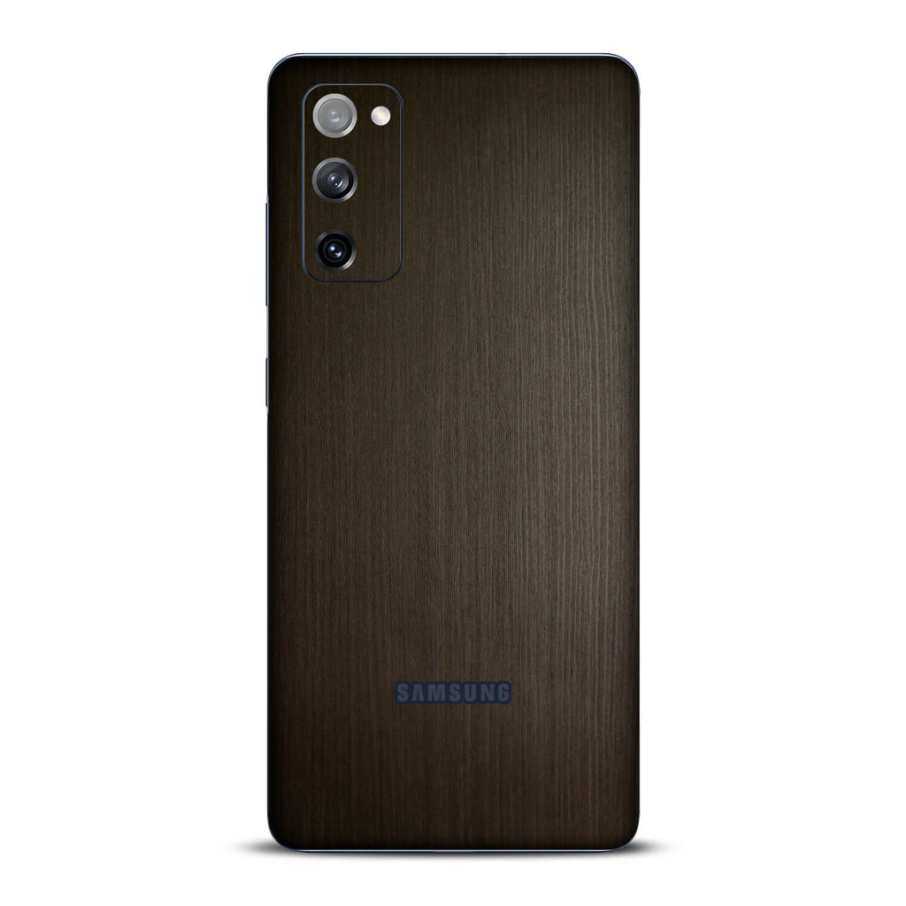 Samsung Galaxy S20 FE Silverblack Wood Skins