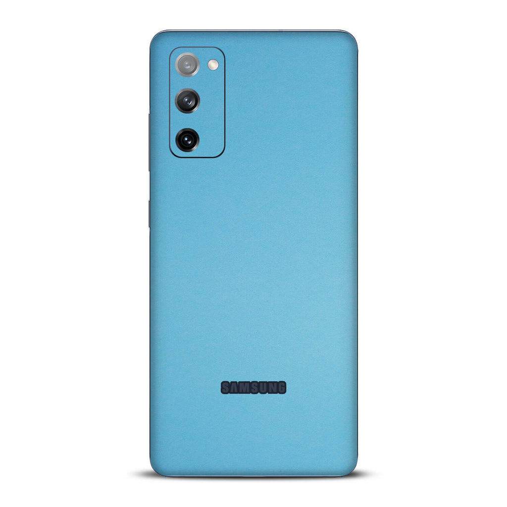 Samsung Galaxy S20 FE Textured Matt Light Blue Skins