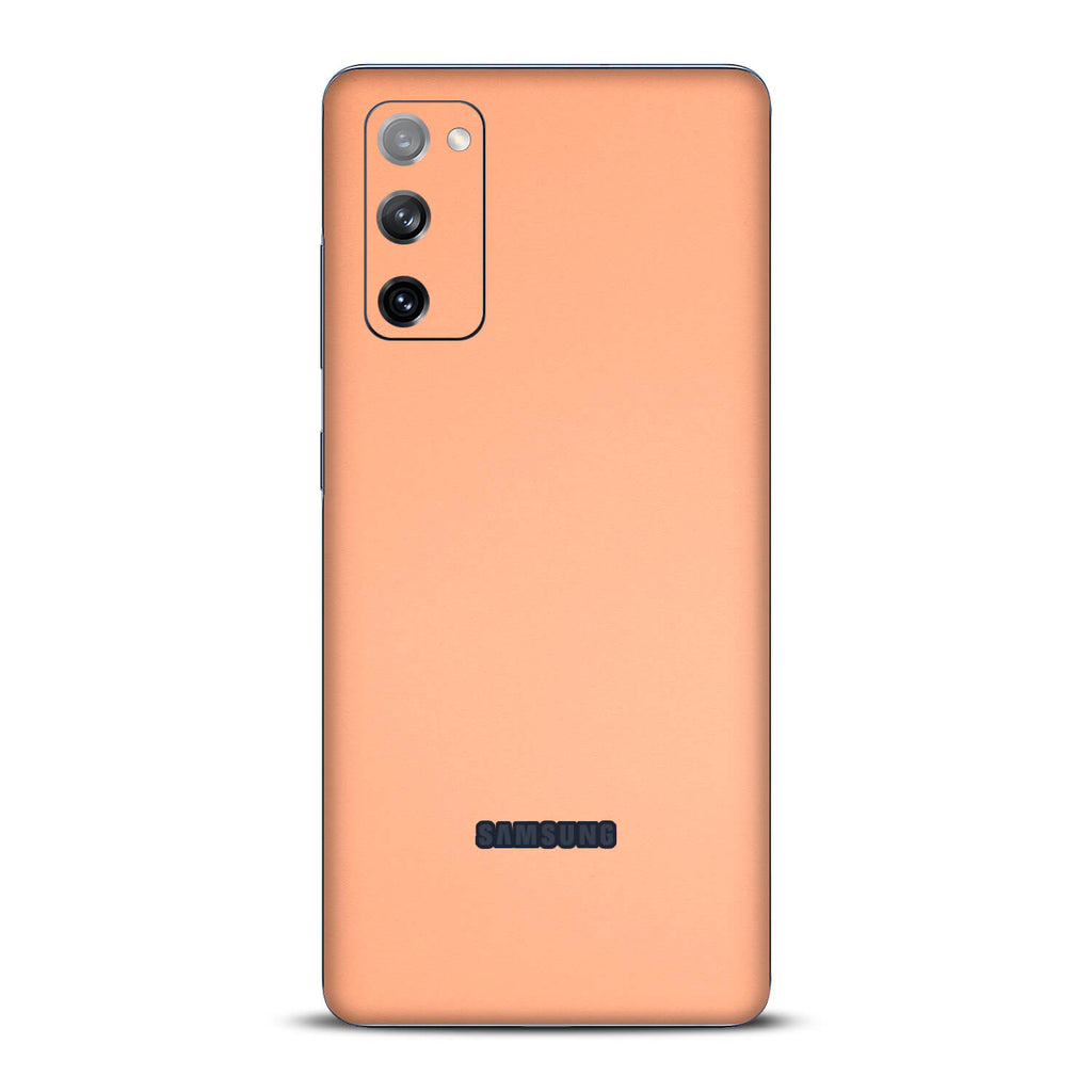 Samsung Galaxy S20 FE Textured Matt Peach Skins