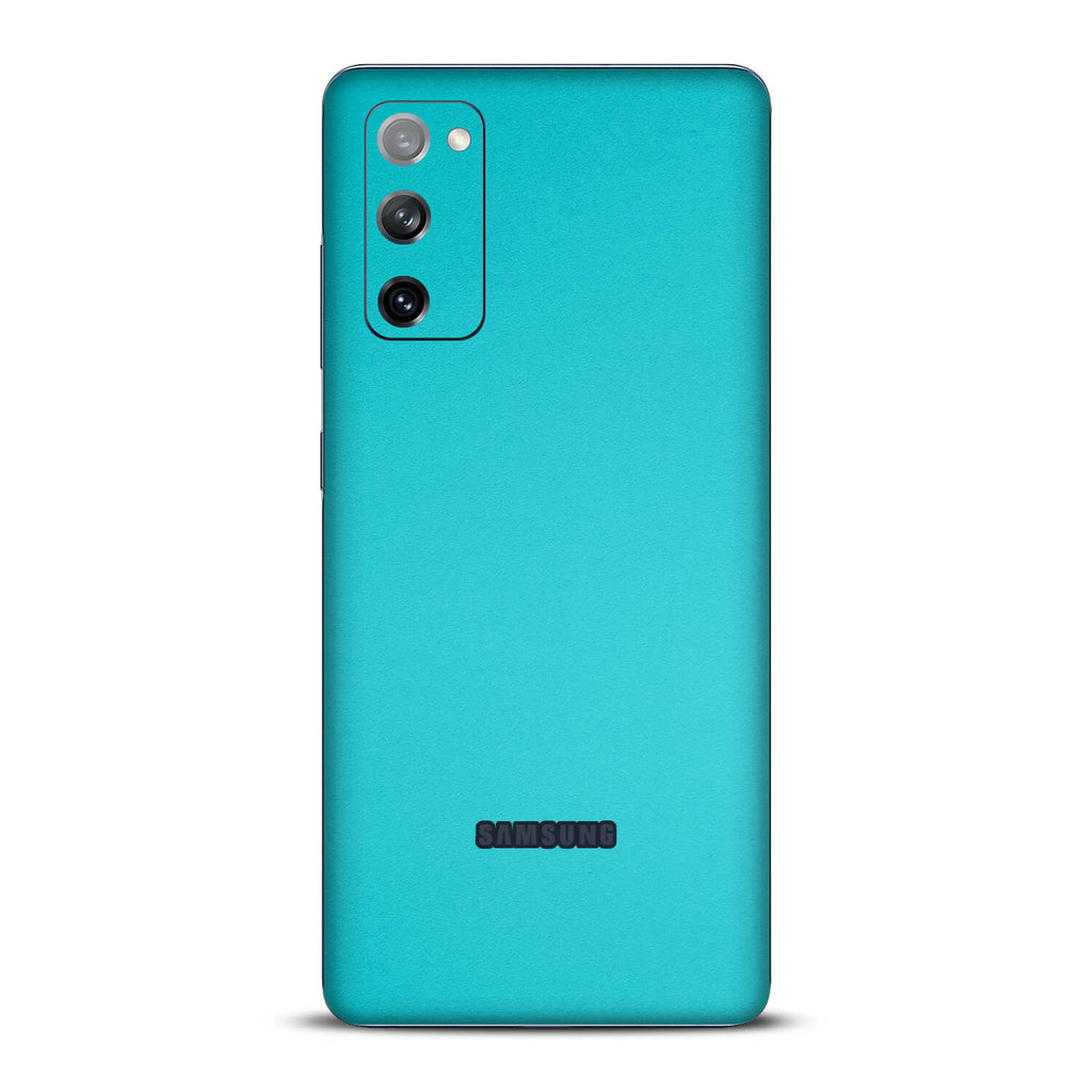 Samsung Galaxy S20 FE Textured Matt Turquoise Skins