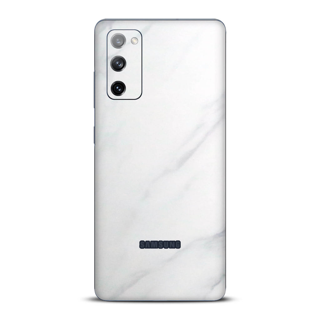 Samsung Galaxy S20 FE White Marble Skins