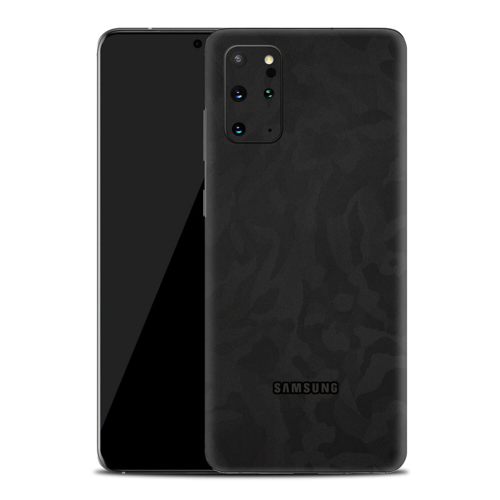 Samsung Galaxy S20 Plus Black Camo Skins