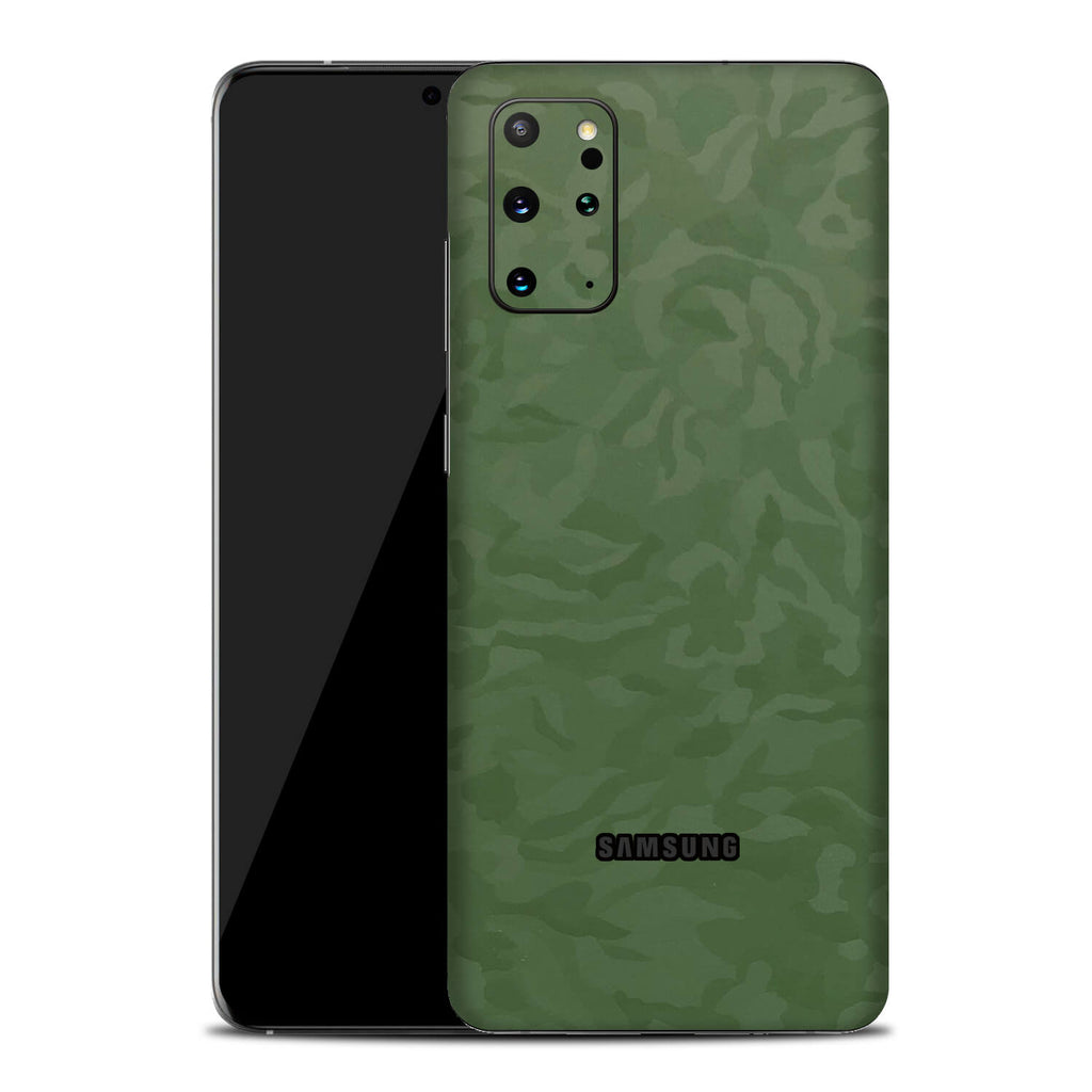 Samsung Galaxy S20 Plus Green Camo Skins
