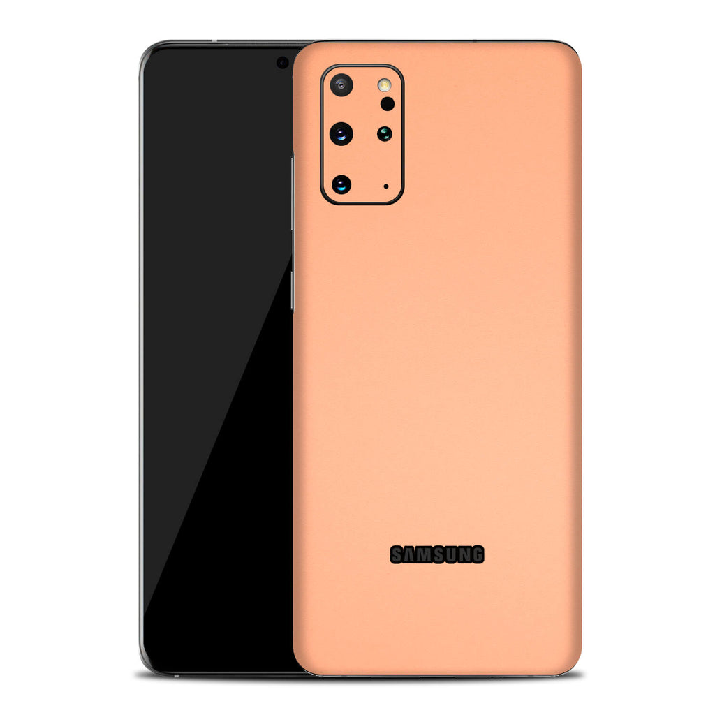 Samsung Galaxy S20 Plus Textured Matt Peach Skins
