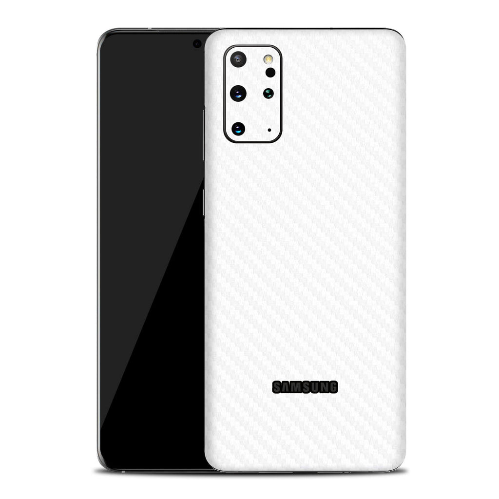 Samsung Galaxy S20 Plus White Carbon Skins