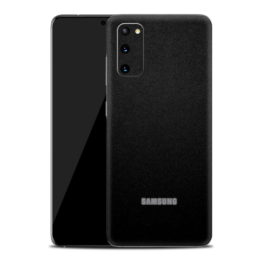 Samsung Galaxy S20 Textured Matt Black Skins