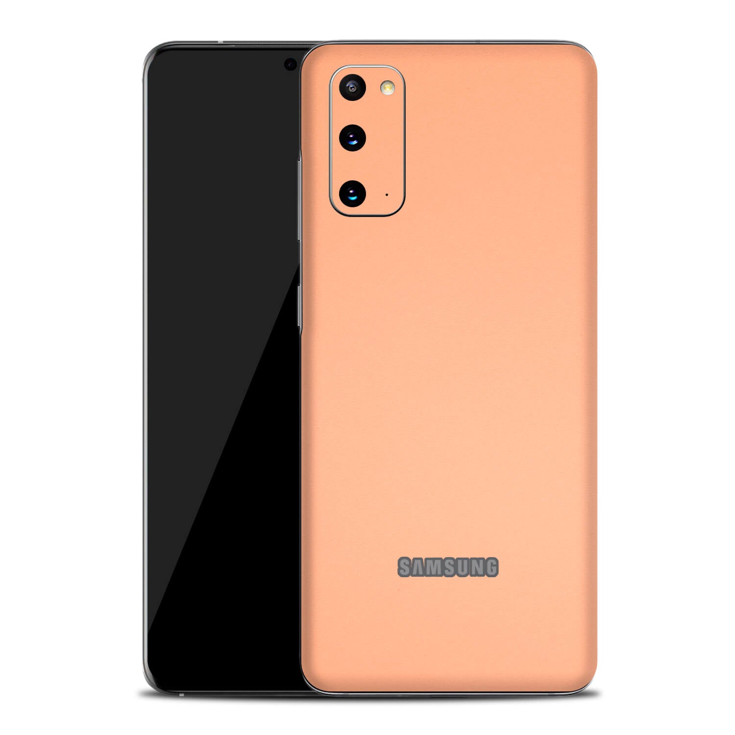 Samsung Galaxy S20 Textured Matt Peach Skins