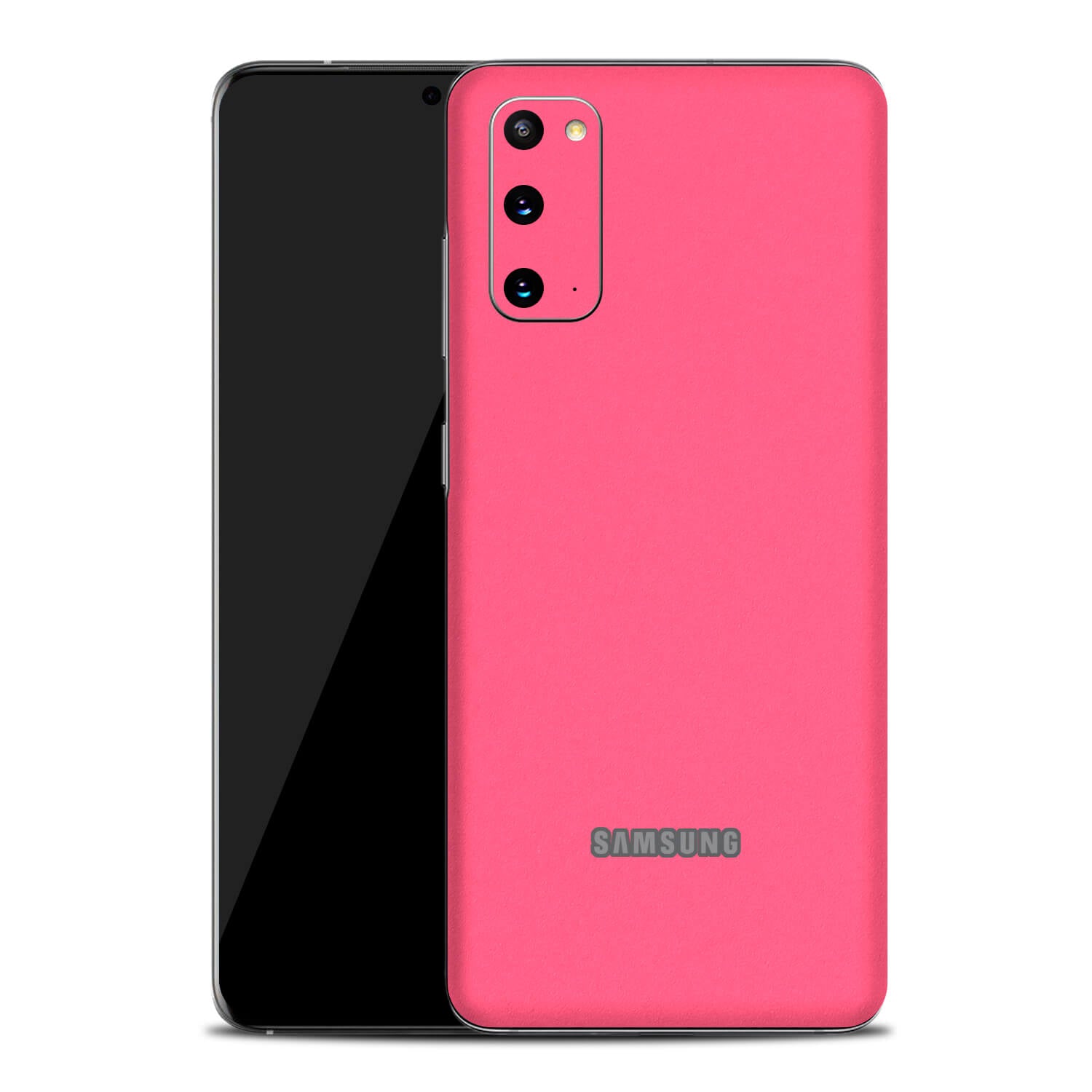 Samsung Galaxy S20 Textured Matt Pink Skins