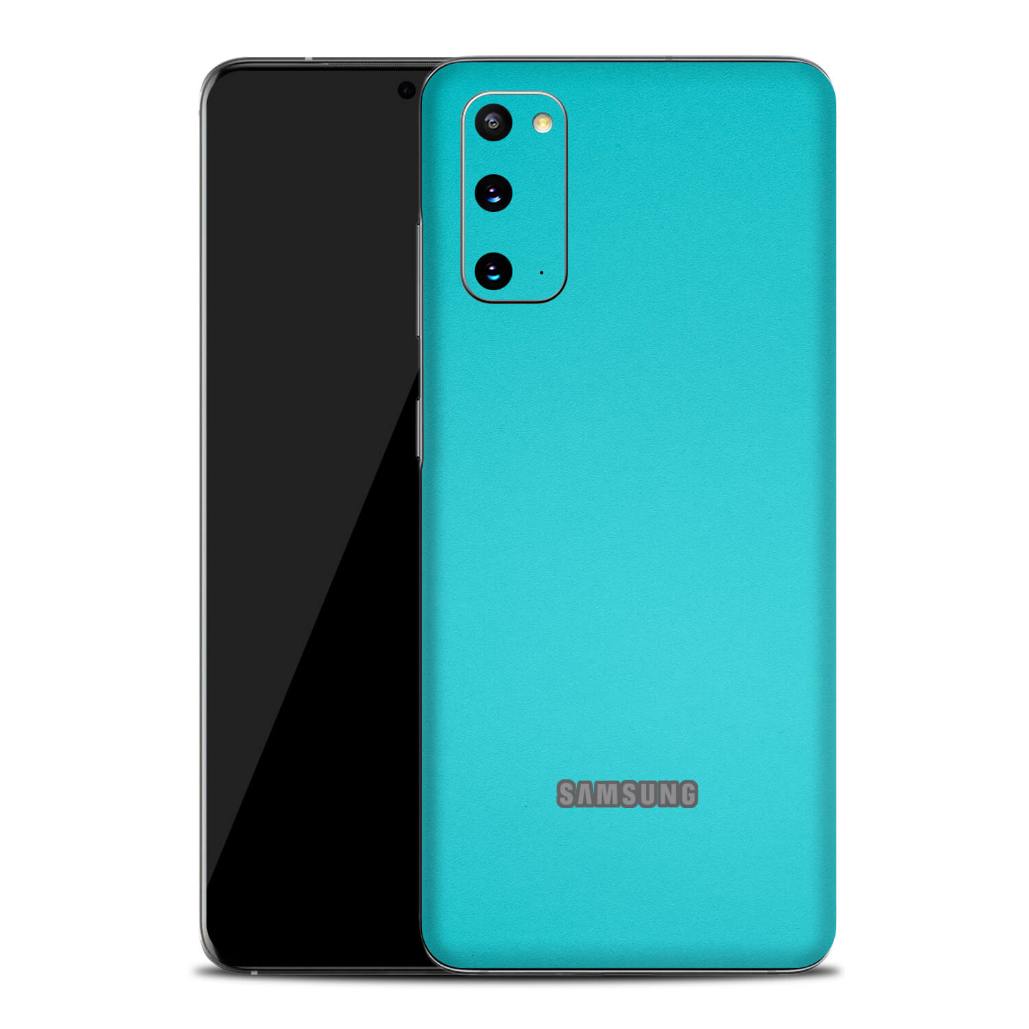 Samsung Galaxy S20 Textured Matt Turquoise Skins