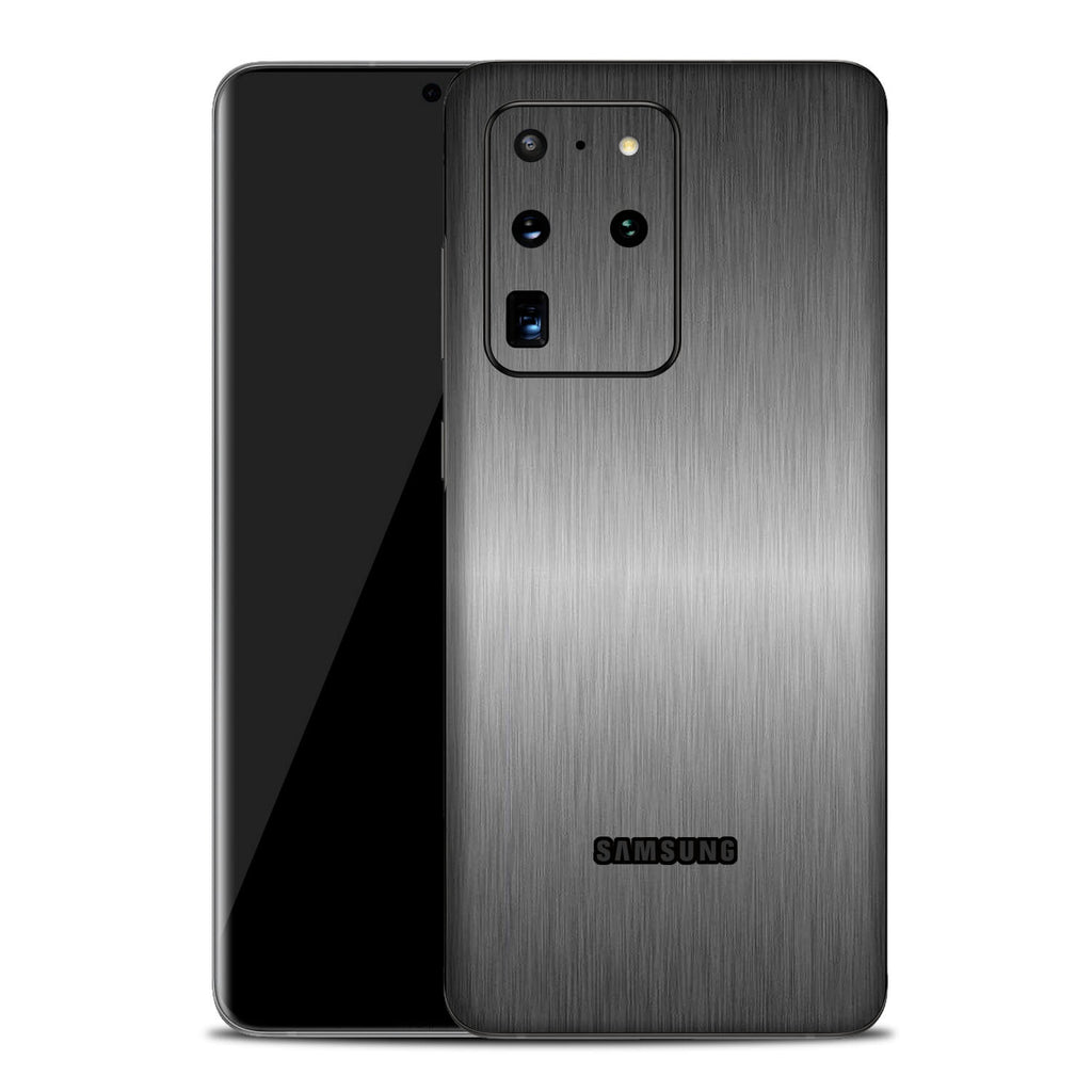 Samsung Galaxy S20 Ultra Brushed Titanium Skins