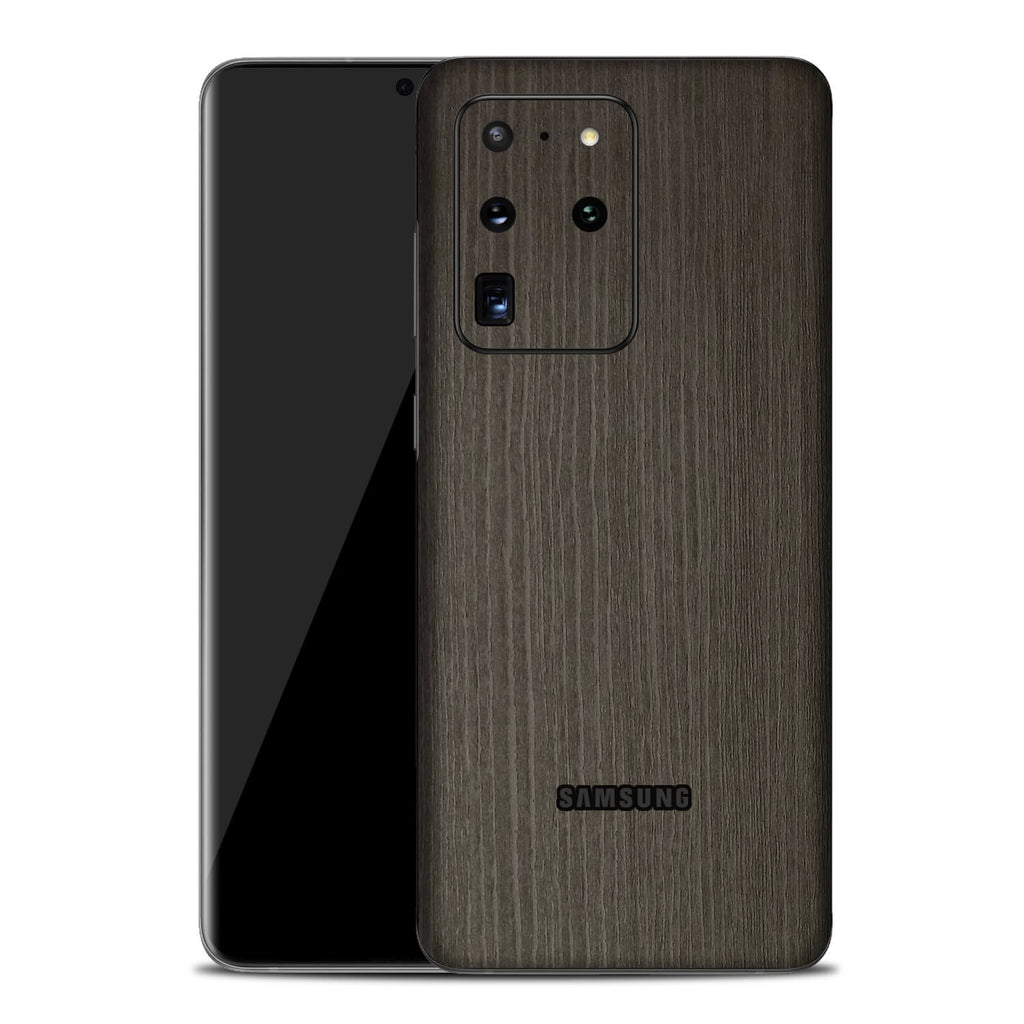 Samsung Galaxy S20 Ultra Silverblack Wood Skins