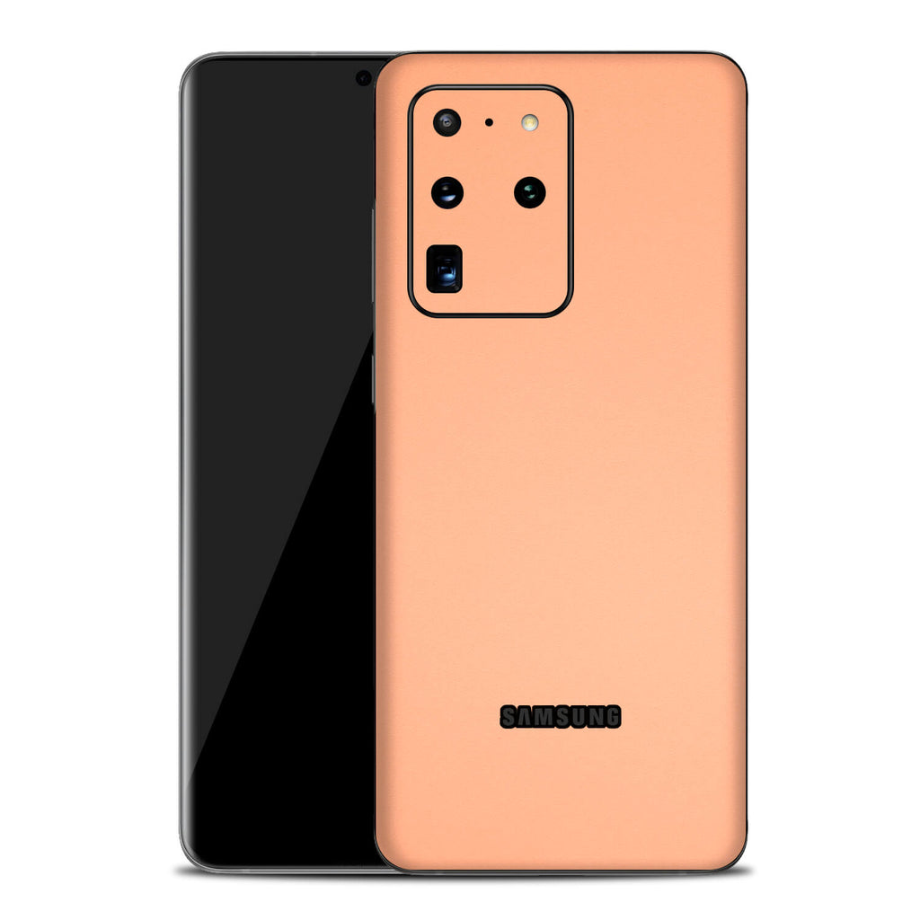 Samsung Galaxy S20 Ultra Textured Matt Peach Skins