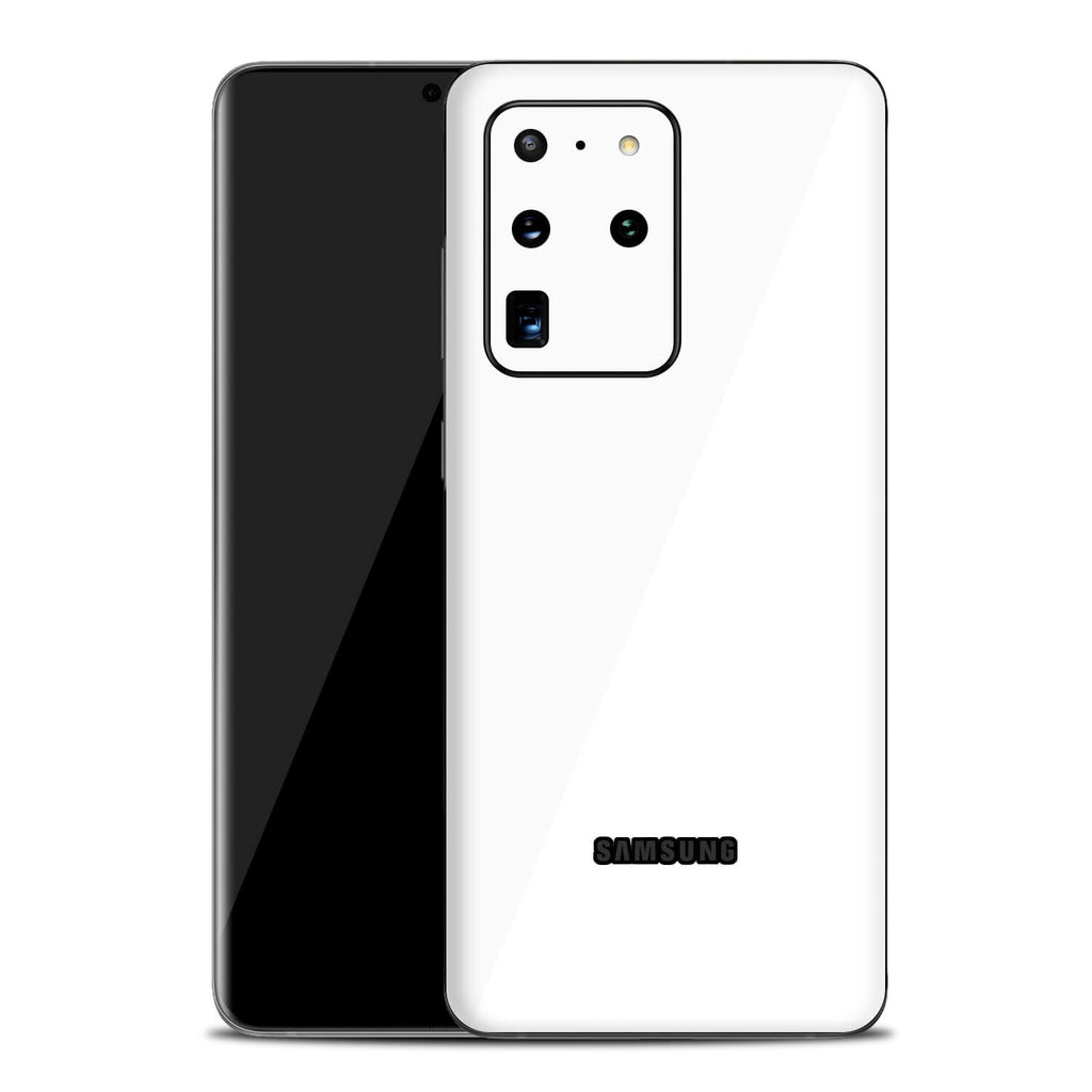 Samsung Galaxy S20 Ultra White Gloss Skins