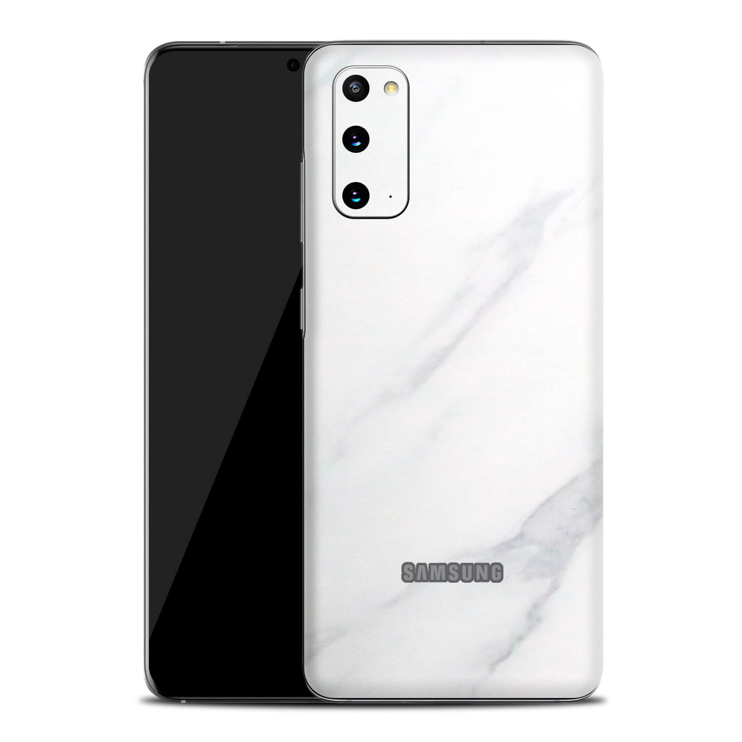 Samsung Galaxy S20 White Marble Skins