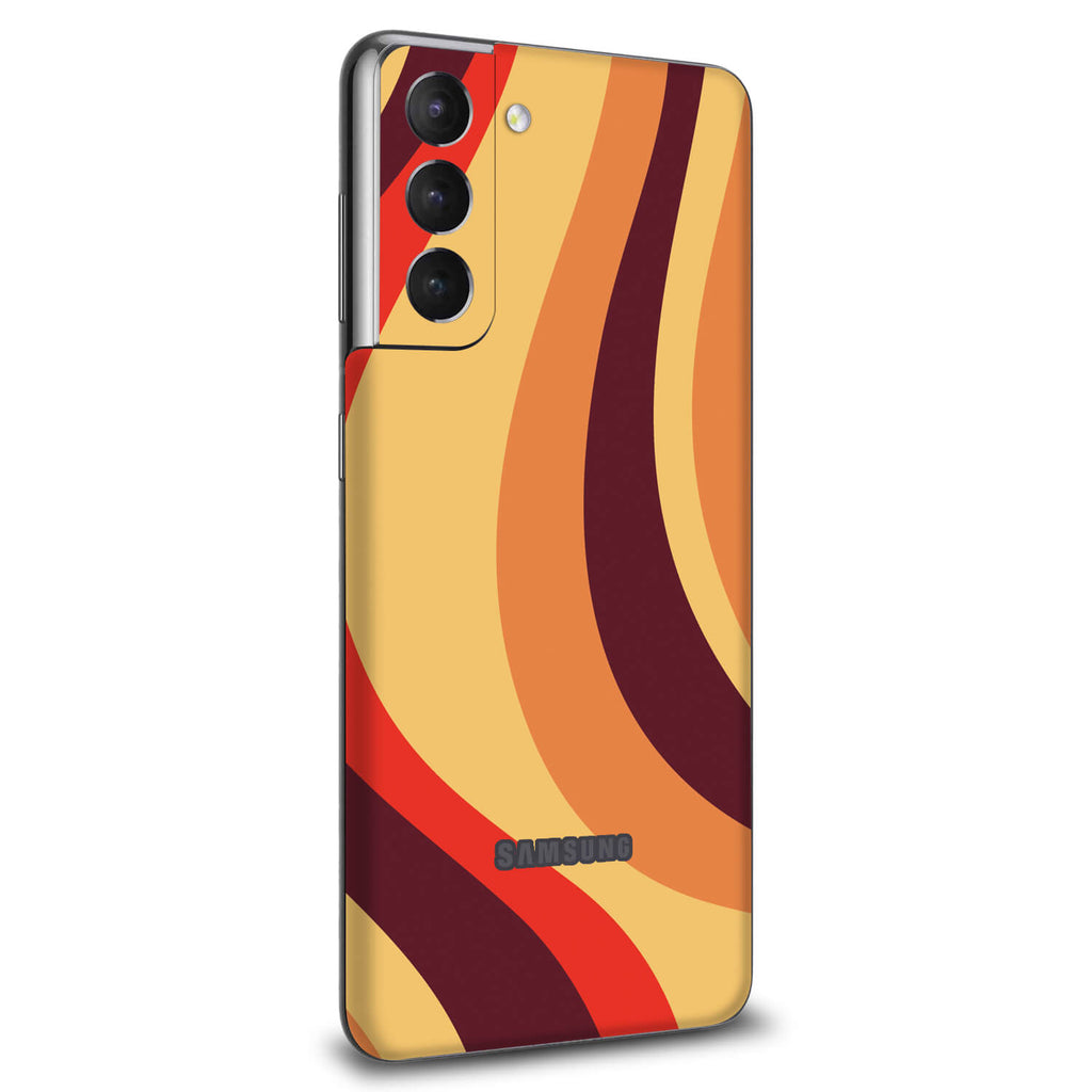 Samsung Galaxy S21 Abstract lava skins