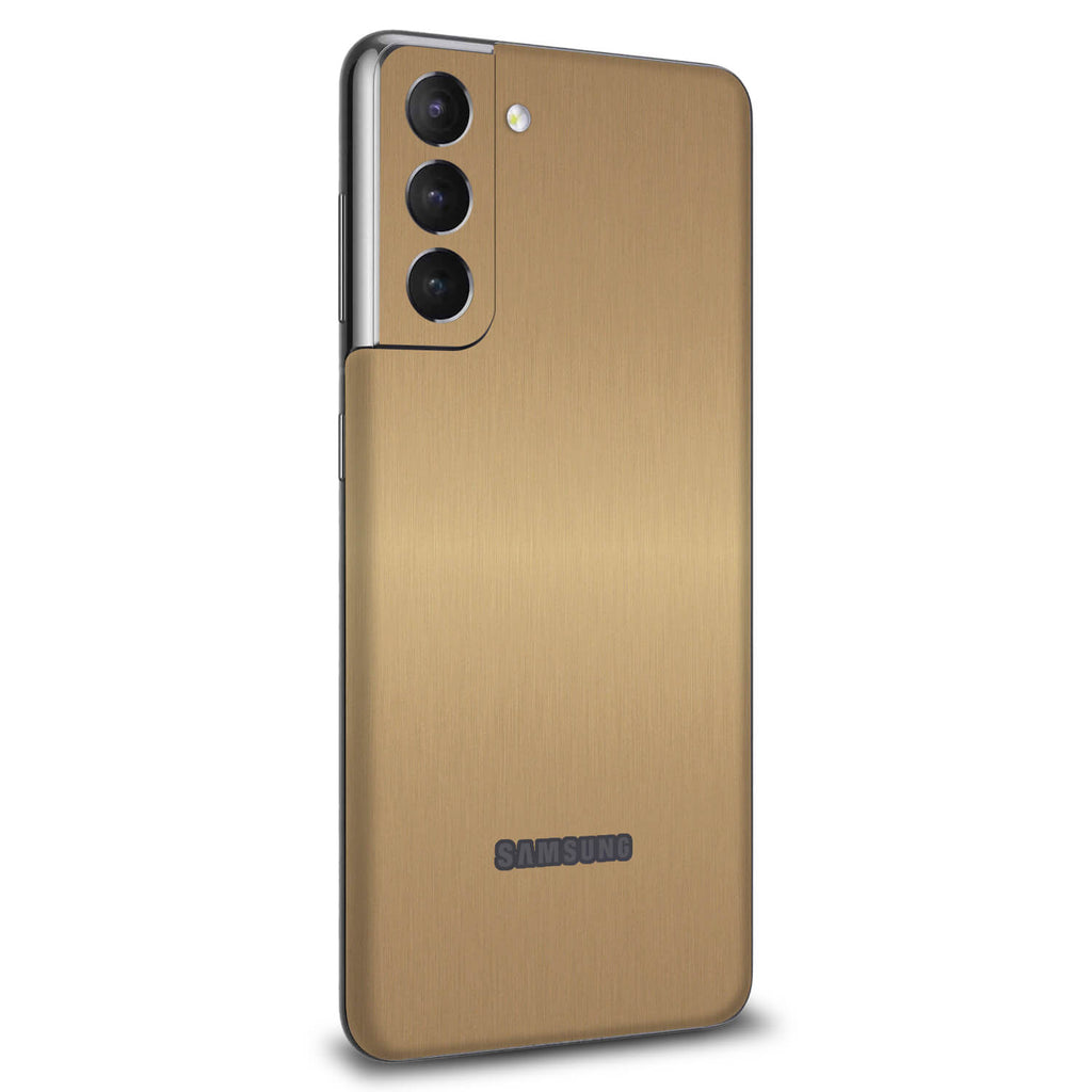 Samsung Galaxy S21 FE Brushed gold skins