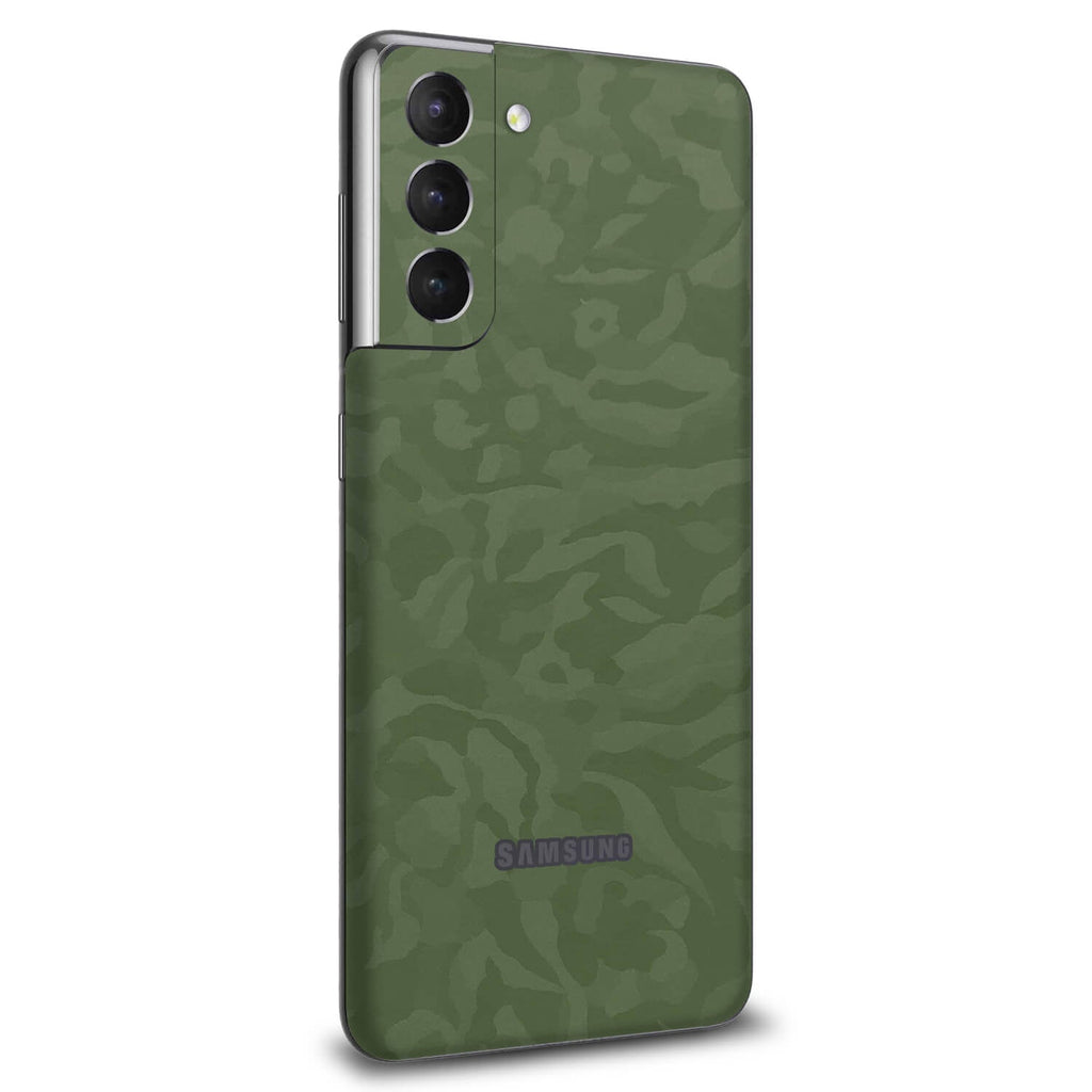 Samsung Galaxy S21 FE Green camo skins