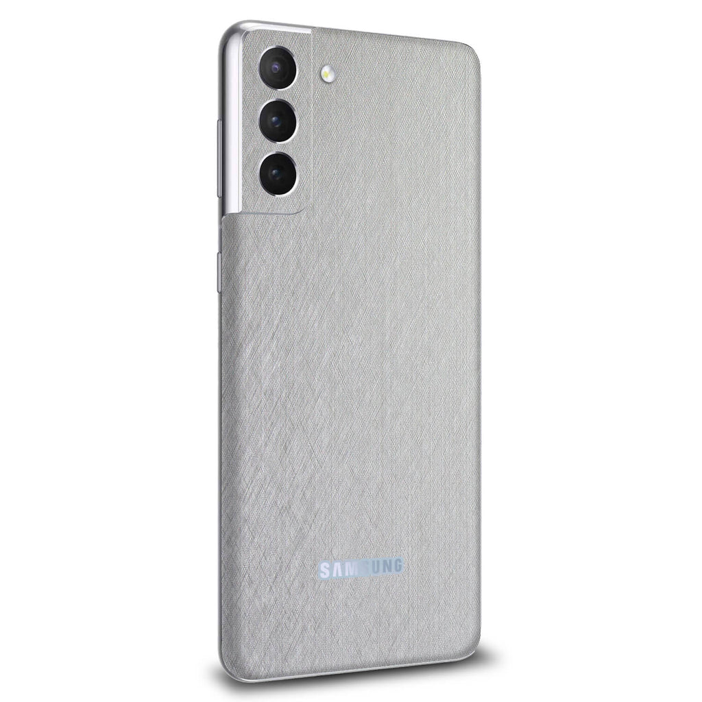 Samsung Galaxy S21 Plus Brushed Aluminium Skins
