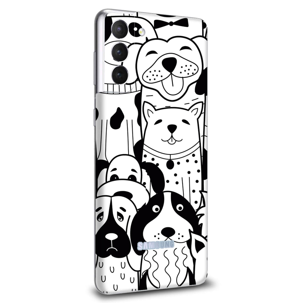 Samsung Galaxy S21 Plus Doodles dog skins