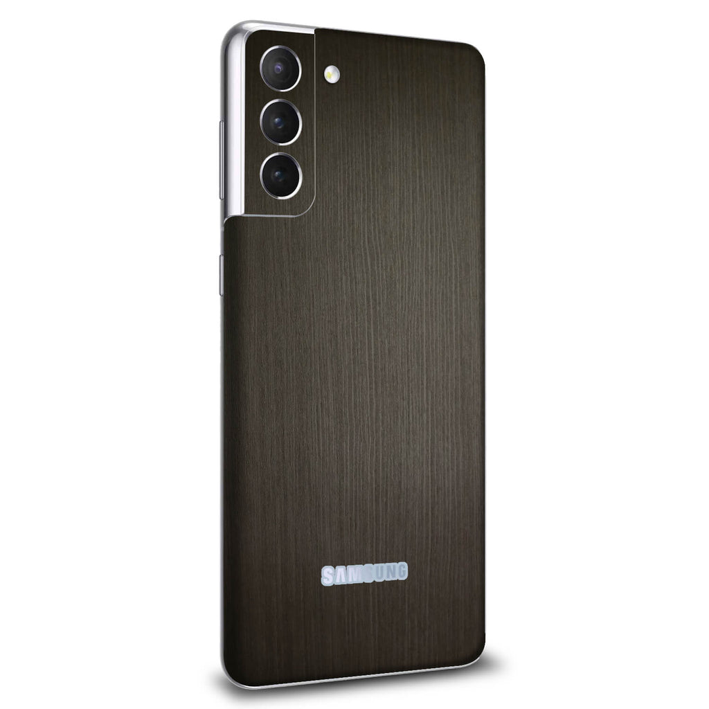Samsung Galaxy S21 Plus Silverblack Wood Skins