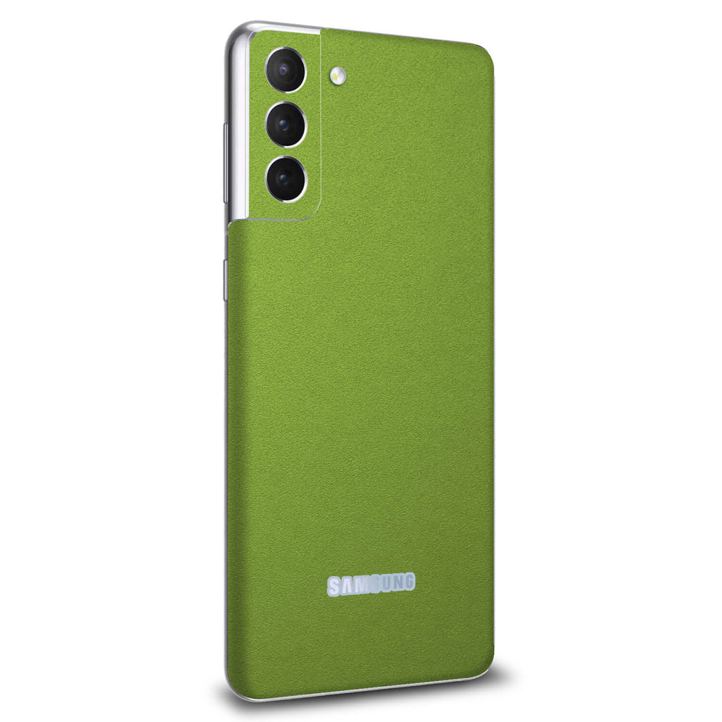 Samsung Galaxy S21 Plus Textured Matt Green Skins